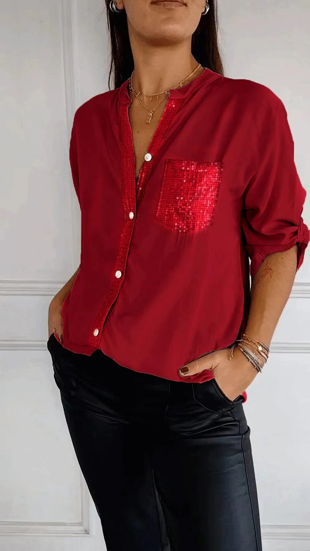 Sparkly Patchwork Top