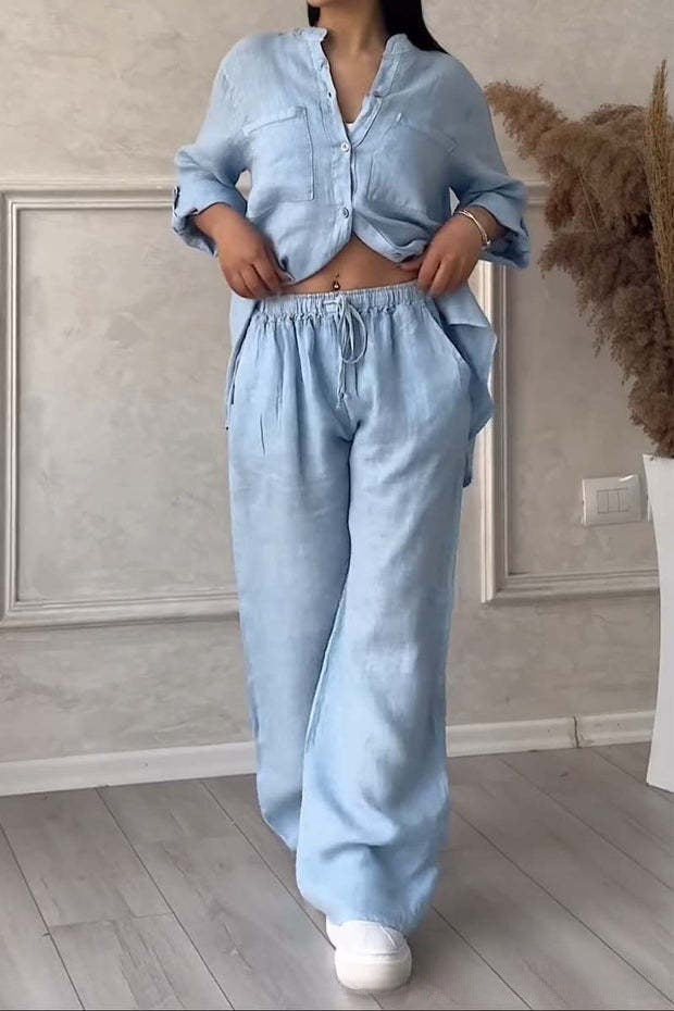 Comfy Chic Blouse & Pants Set
