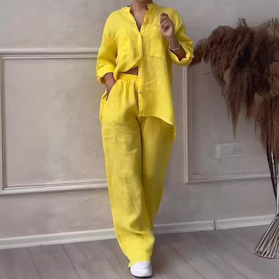 Comfy Chic Blouse & Pants Set