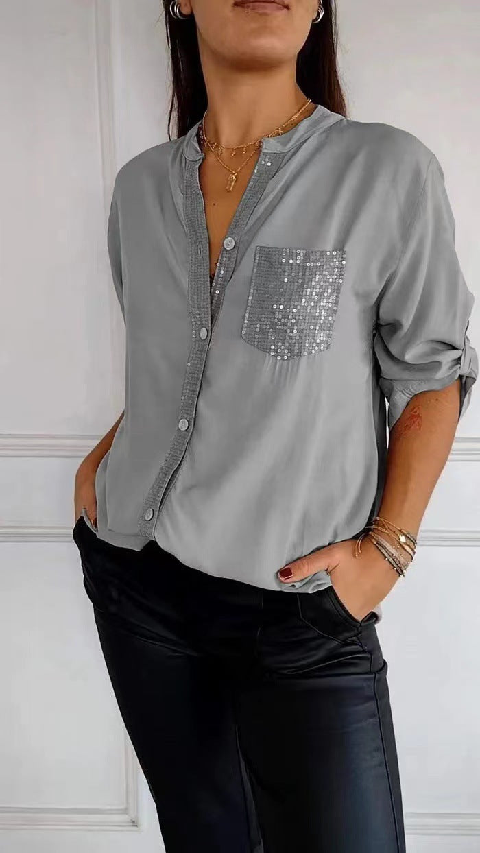 Sparkly Patchwork Top