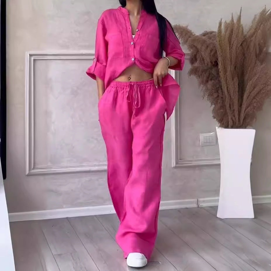 Comfy Chic Blouse & Pants Set