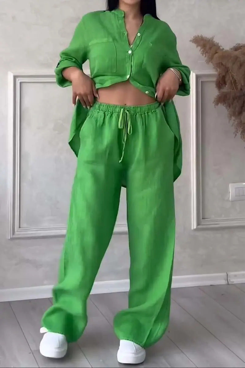 Comfy Chic Blouse & Pants Set