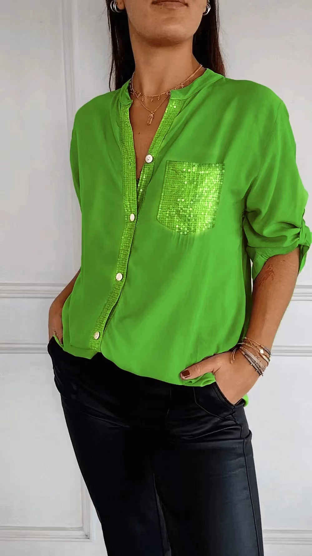 Sparkly Patchwork Top
