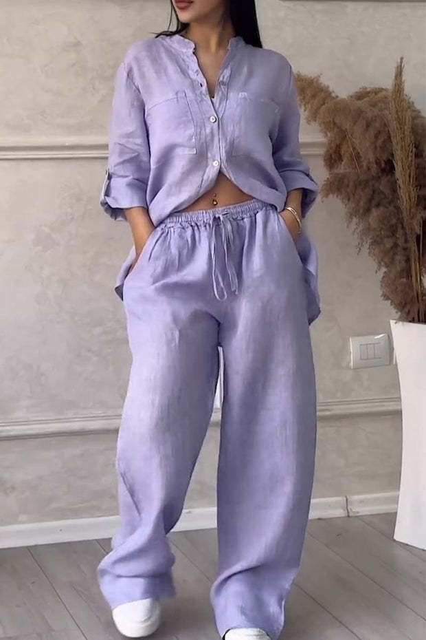Comfy Chic Blouse & Pants Set
