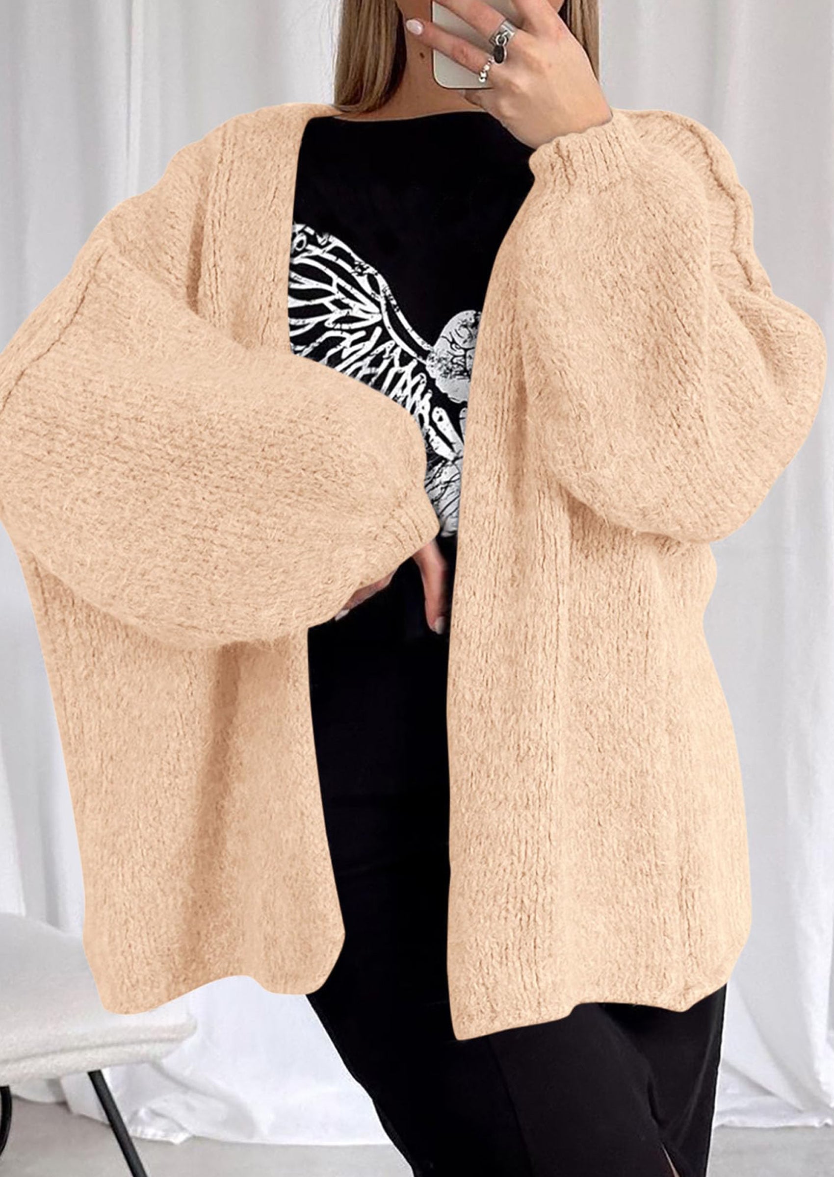 Aura Universe Women's Fall Cardigan Sweater