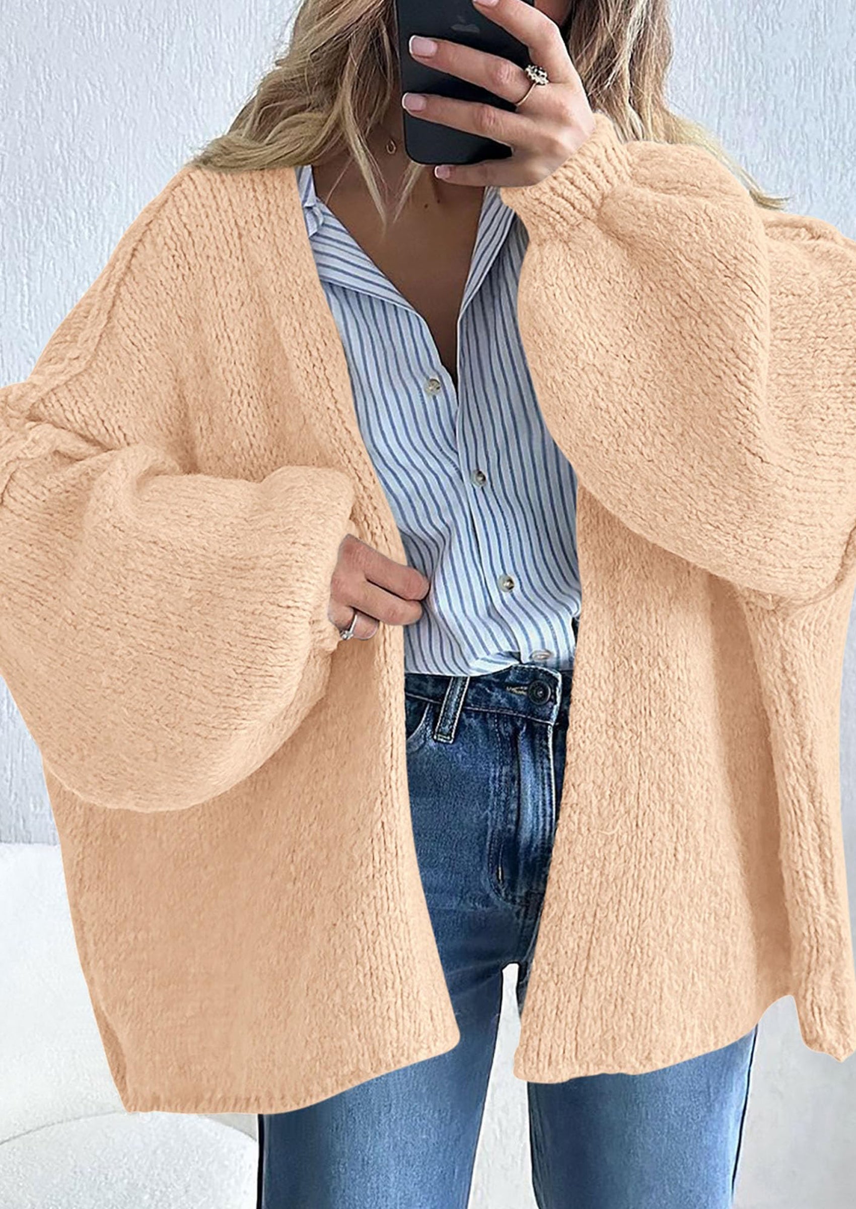 Aura Universe Women's Fall Cardigan Sweater