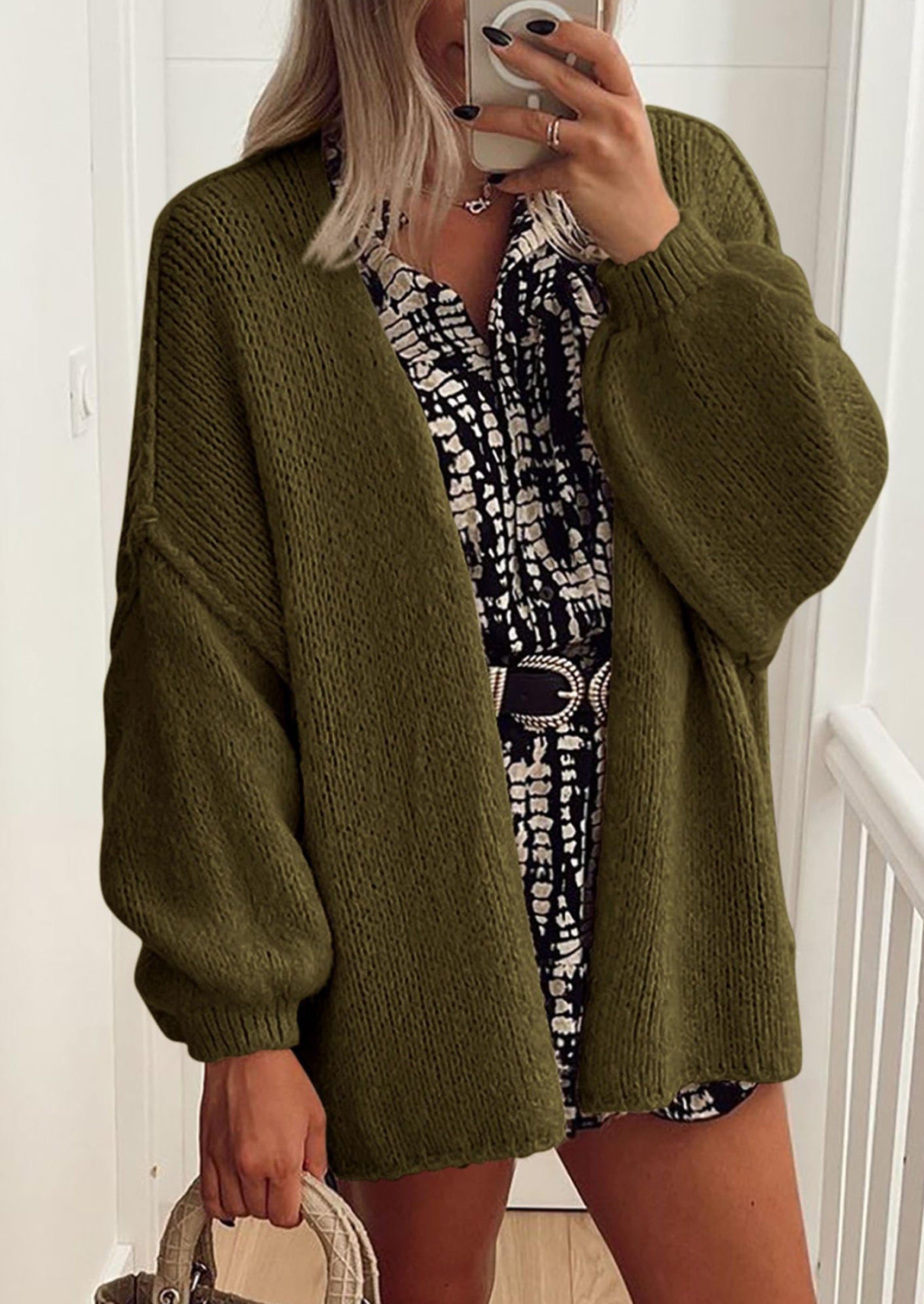 Aura Universe Women's Fall Cardigan Sweater