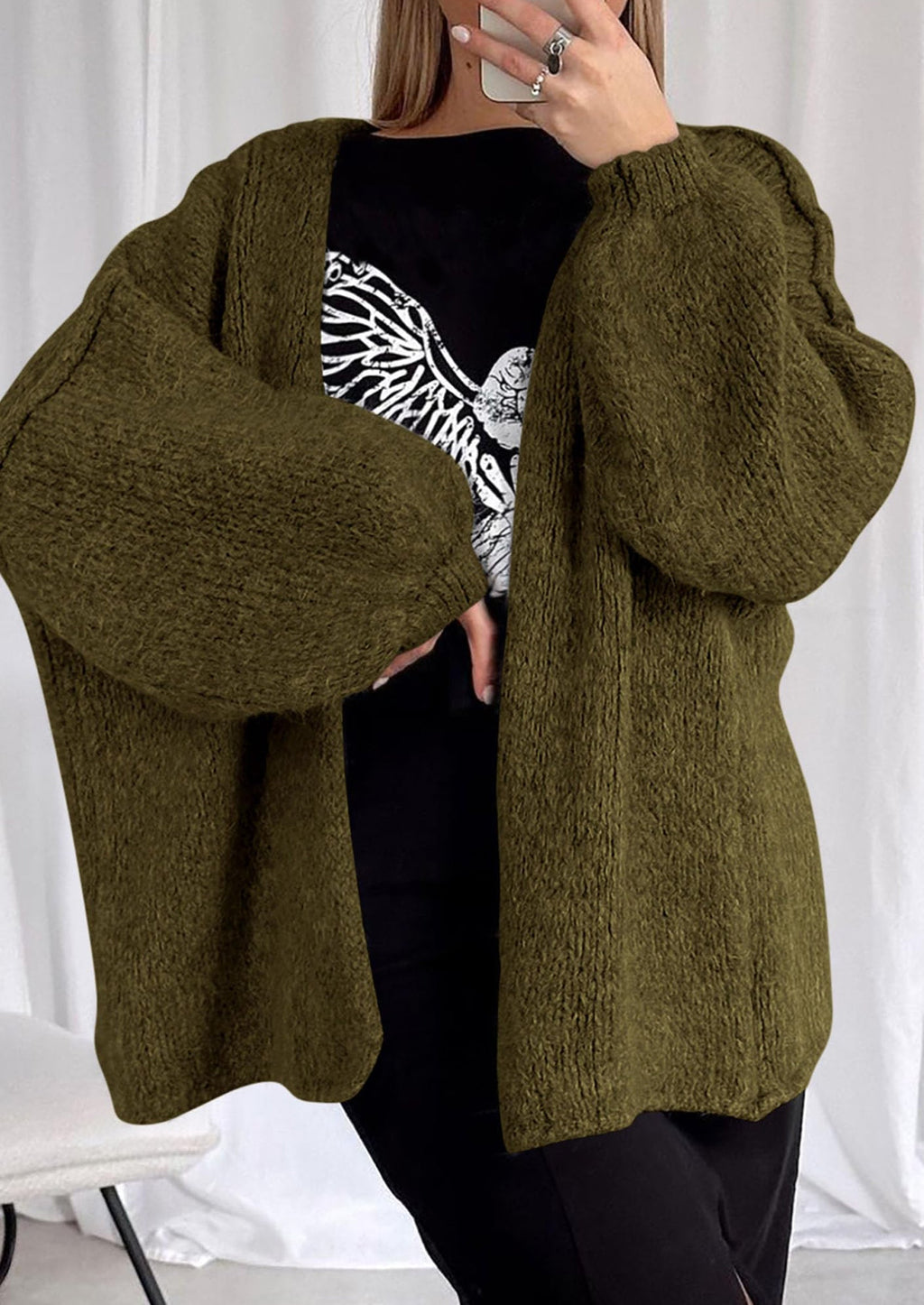 Aura Universe Women's Fall Cardigan Sweater