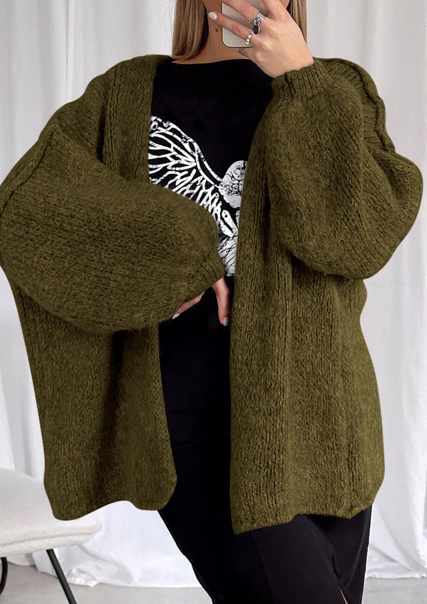 Aura Universe Women's Fall Cardigan Sweater