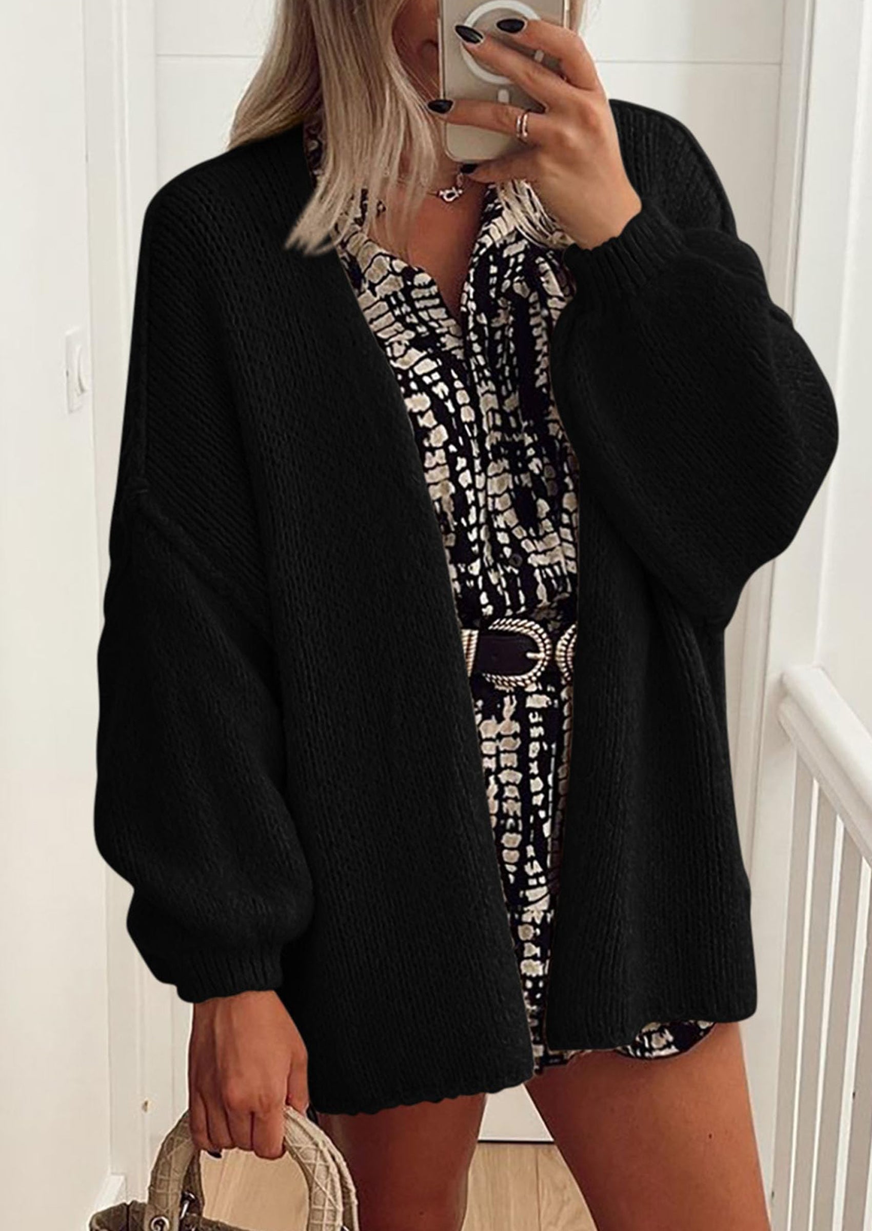 Aura Universe Women's Fall Cardigan Sweater