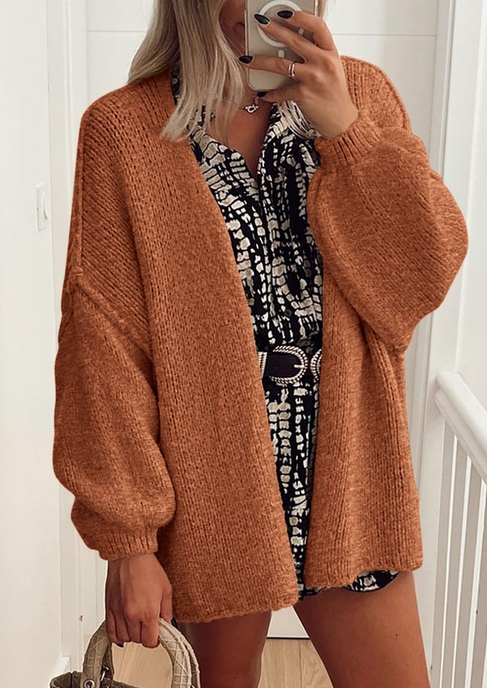 Aura Universe Women's Fall Cardigan Sweater