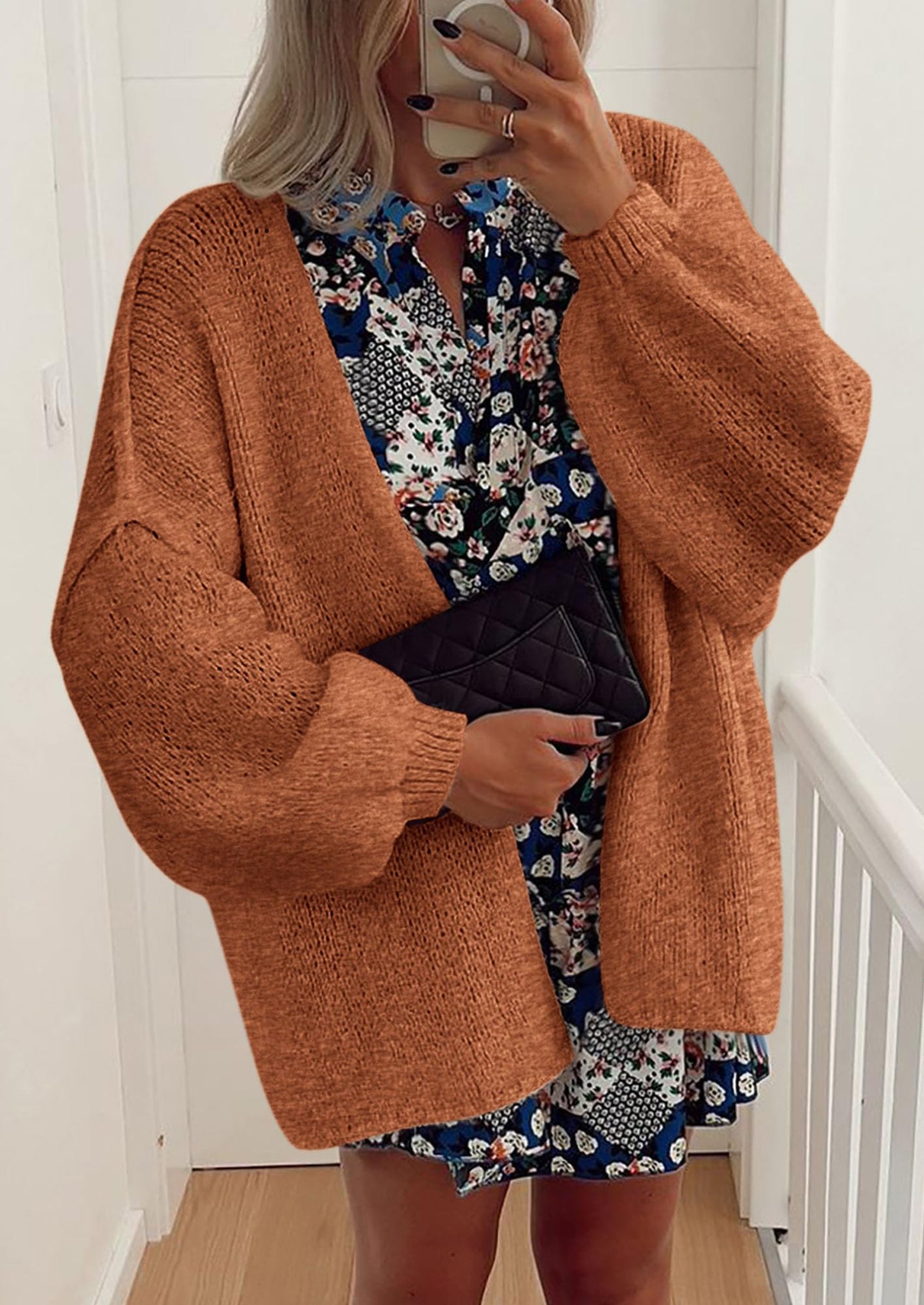Aura Universe Women's Fall Cardigan Sweater