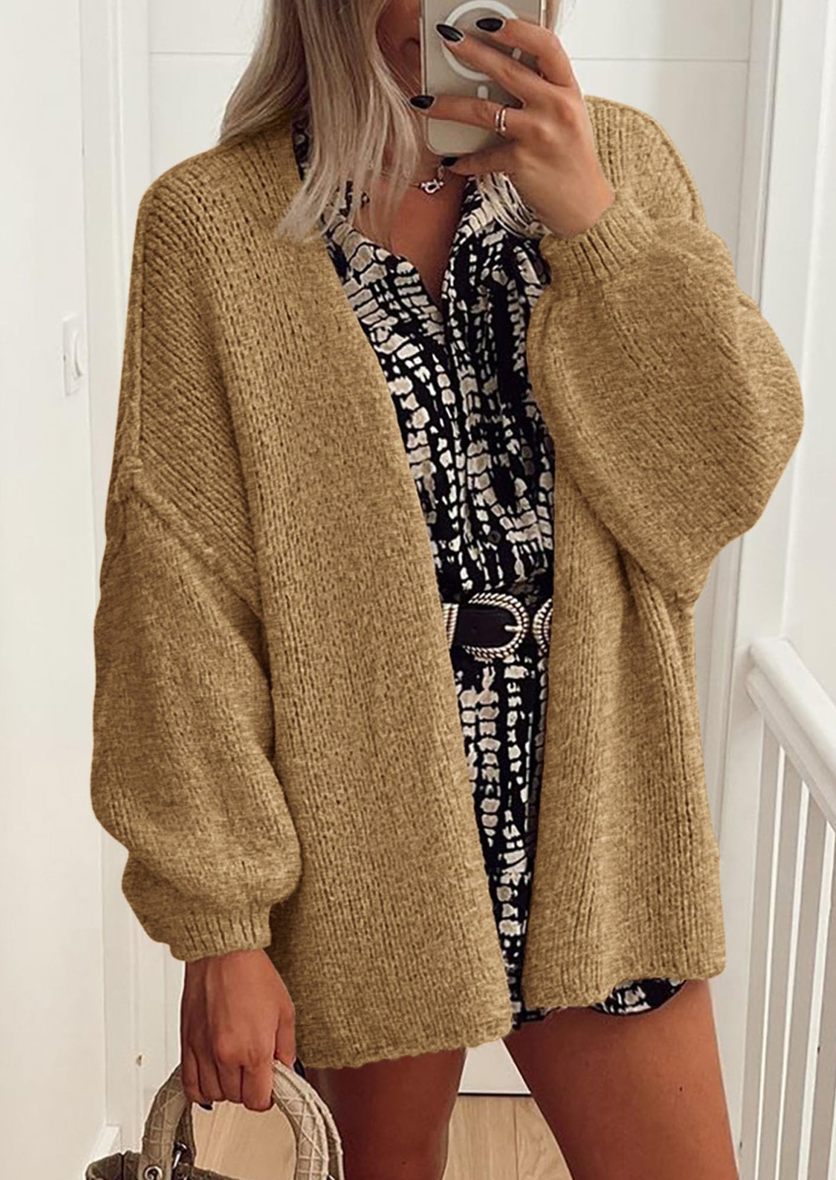 Aura Universe Women's Fall Cardigan Sweater