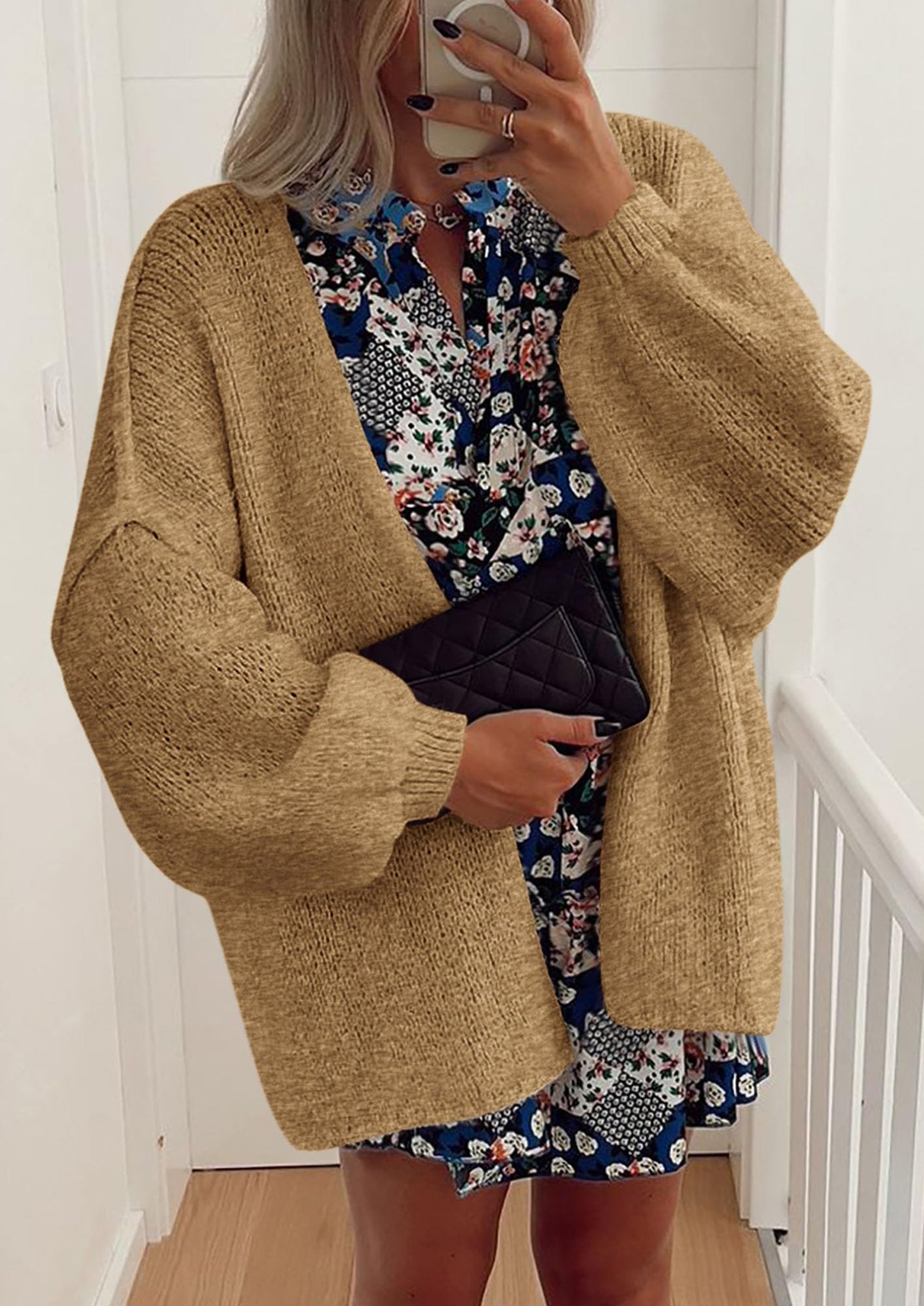 Aura Universe Women's Fall Cardigan Sweater