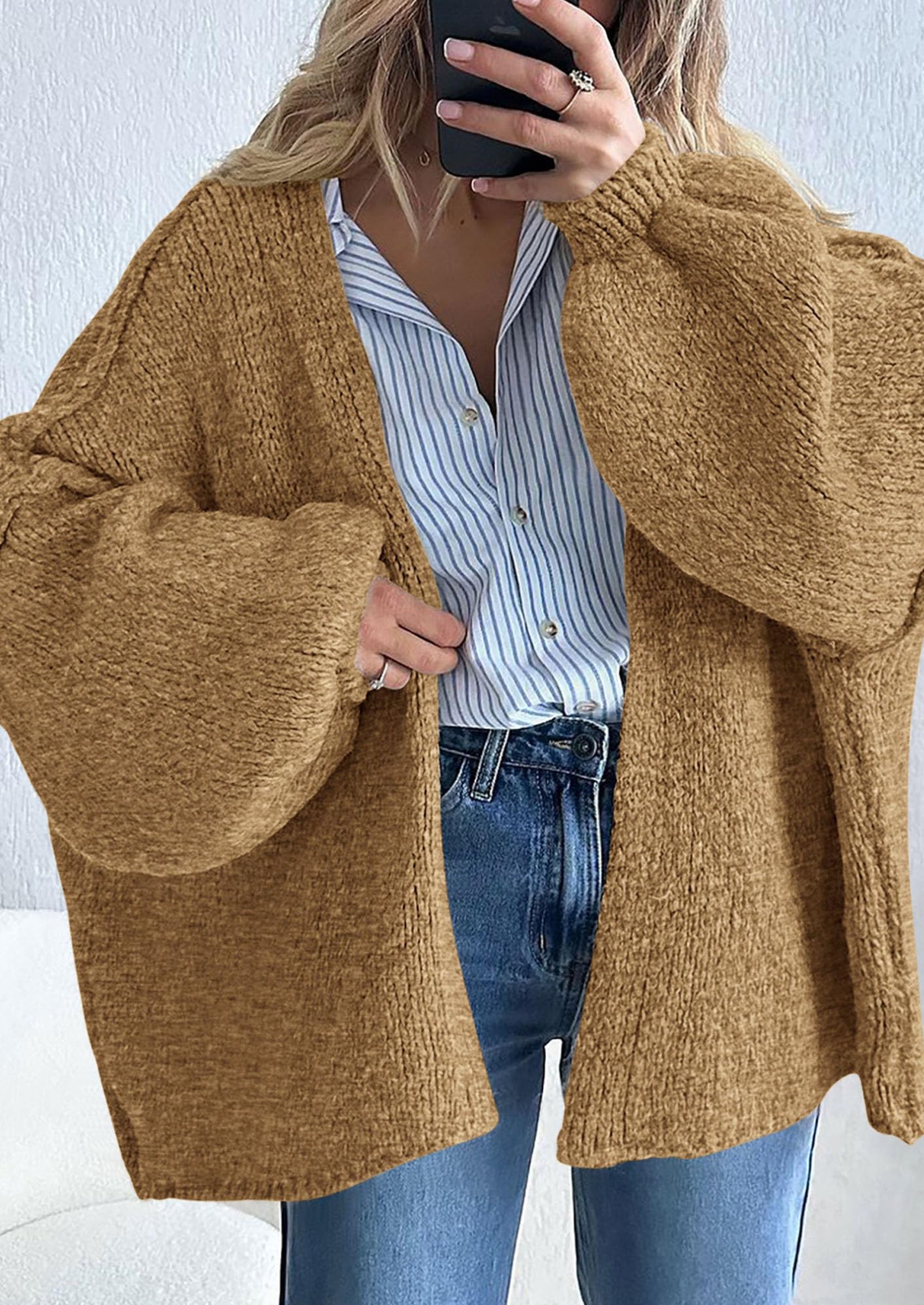 Aura Universe Women's Fall Cardigan Sweater