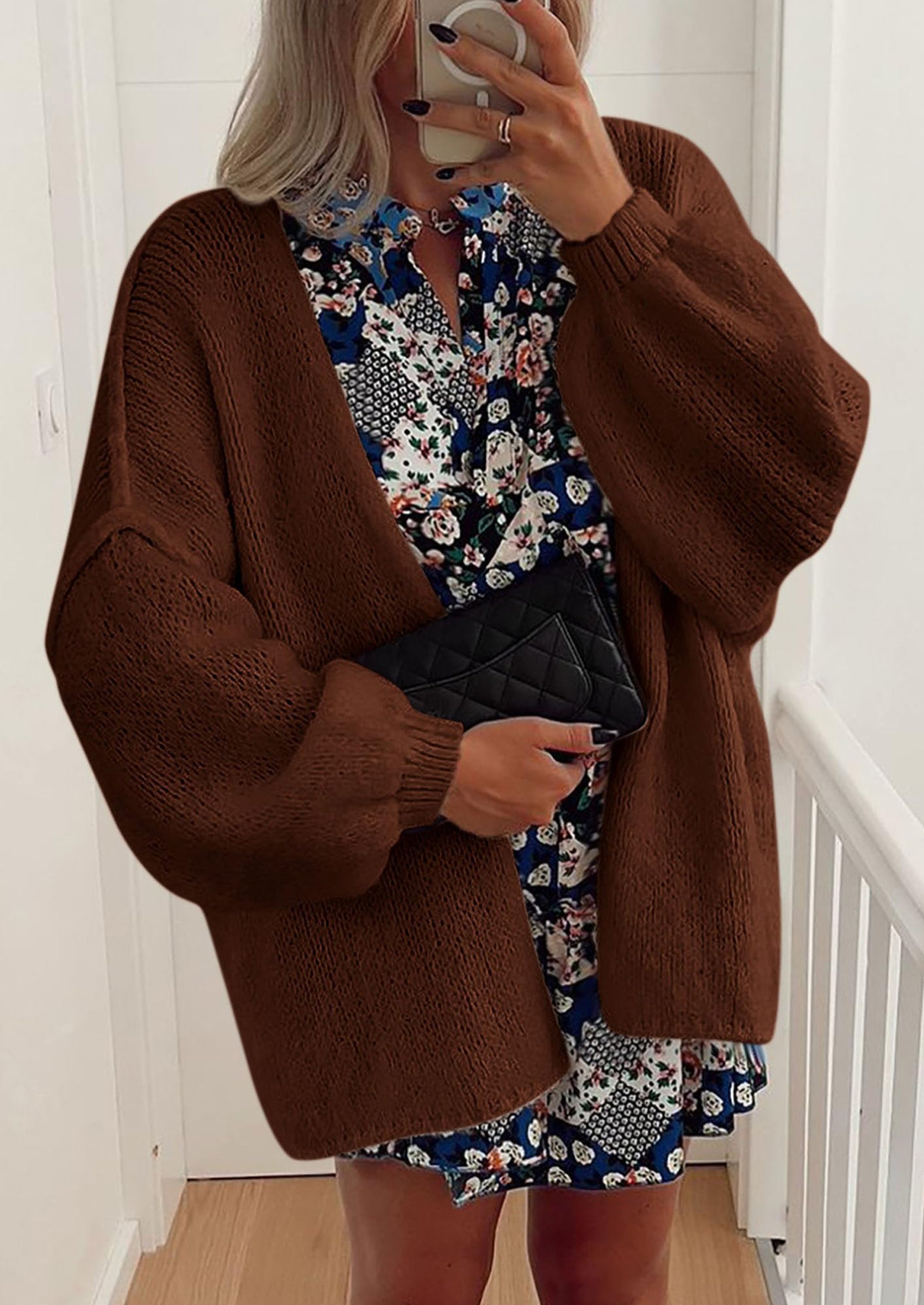 Aura Universe Women's Fall Cardigan Sweater