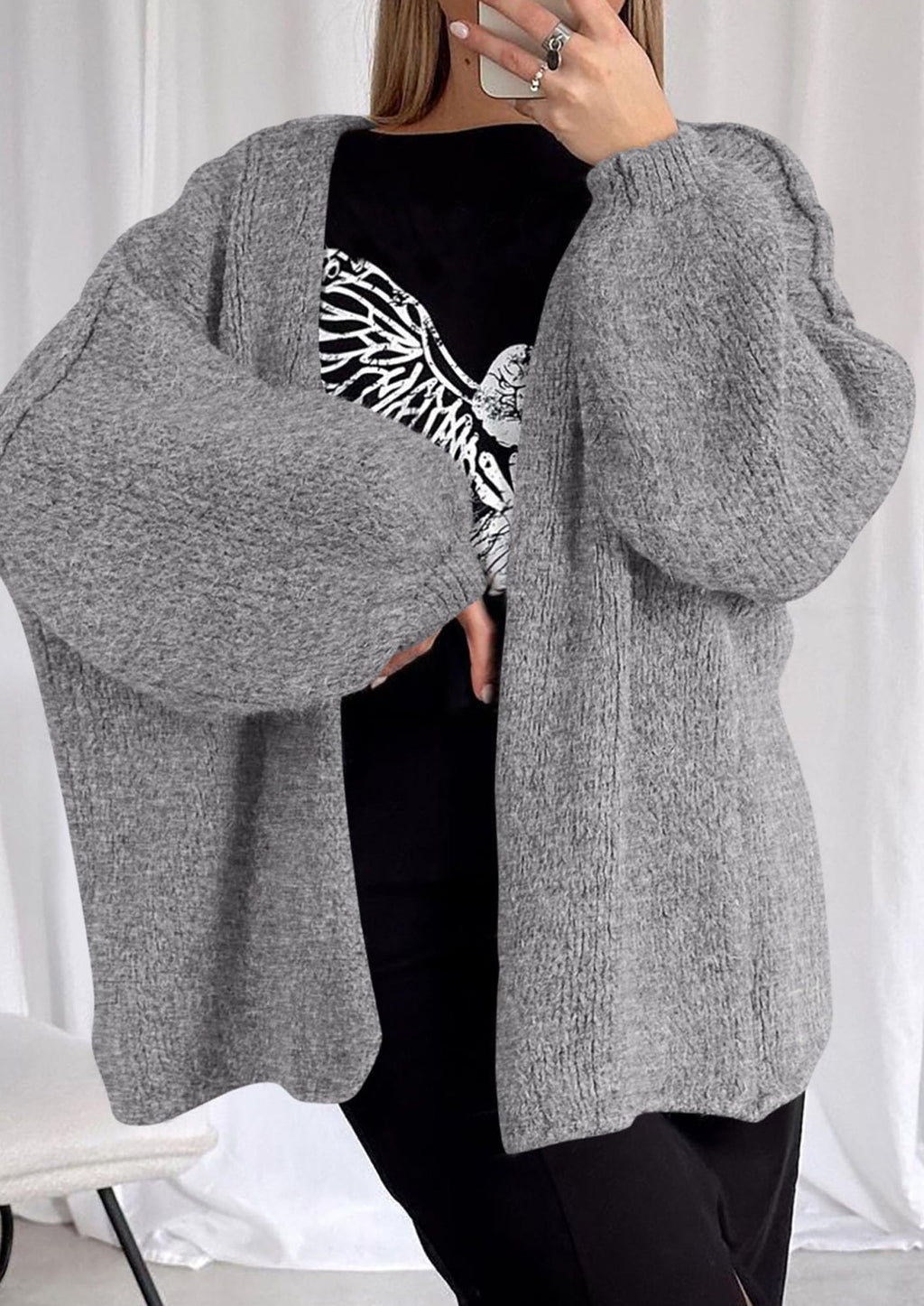 Aura Universe Women's Fall Cardigan Sweater