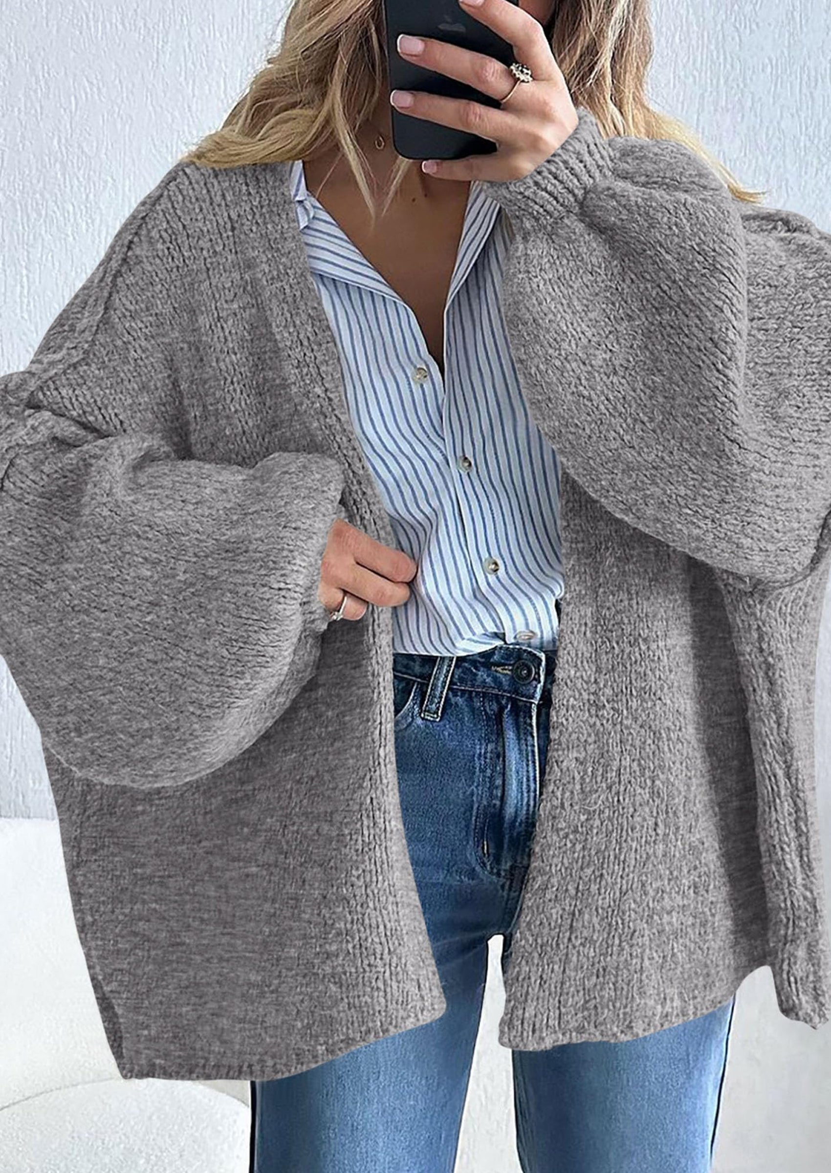 Aura Universe Women's Fall Cardigan Sweater