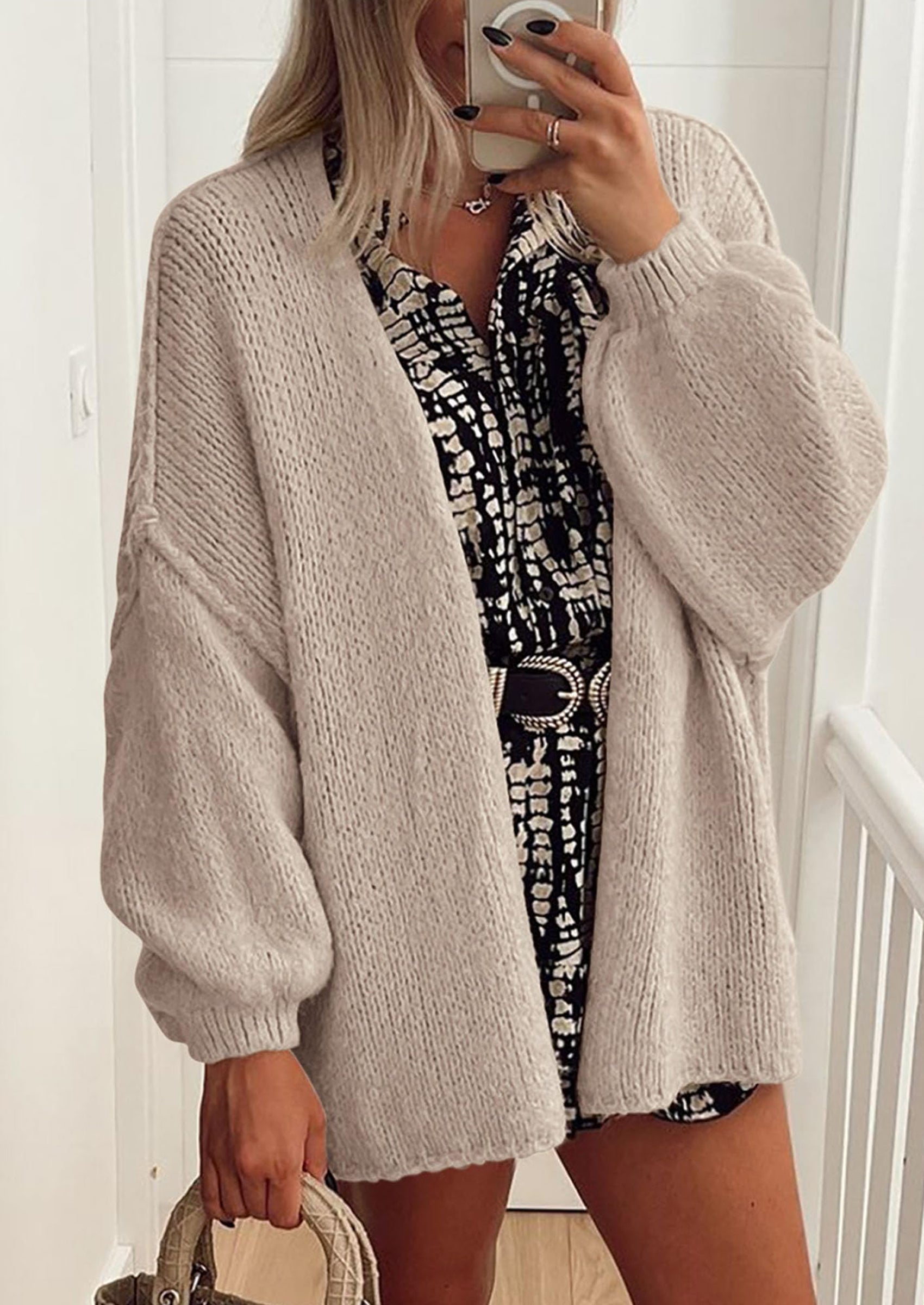 Aura Universe Women's Fall Cardigan Sweater