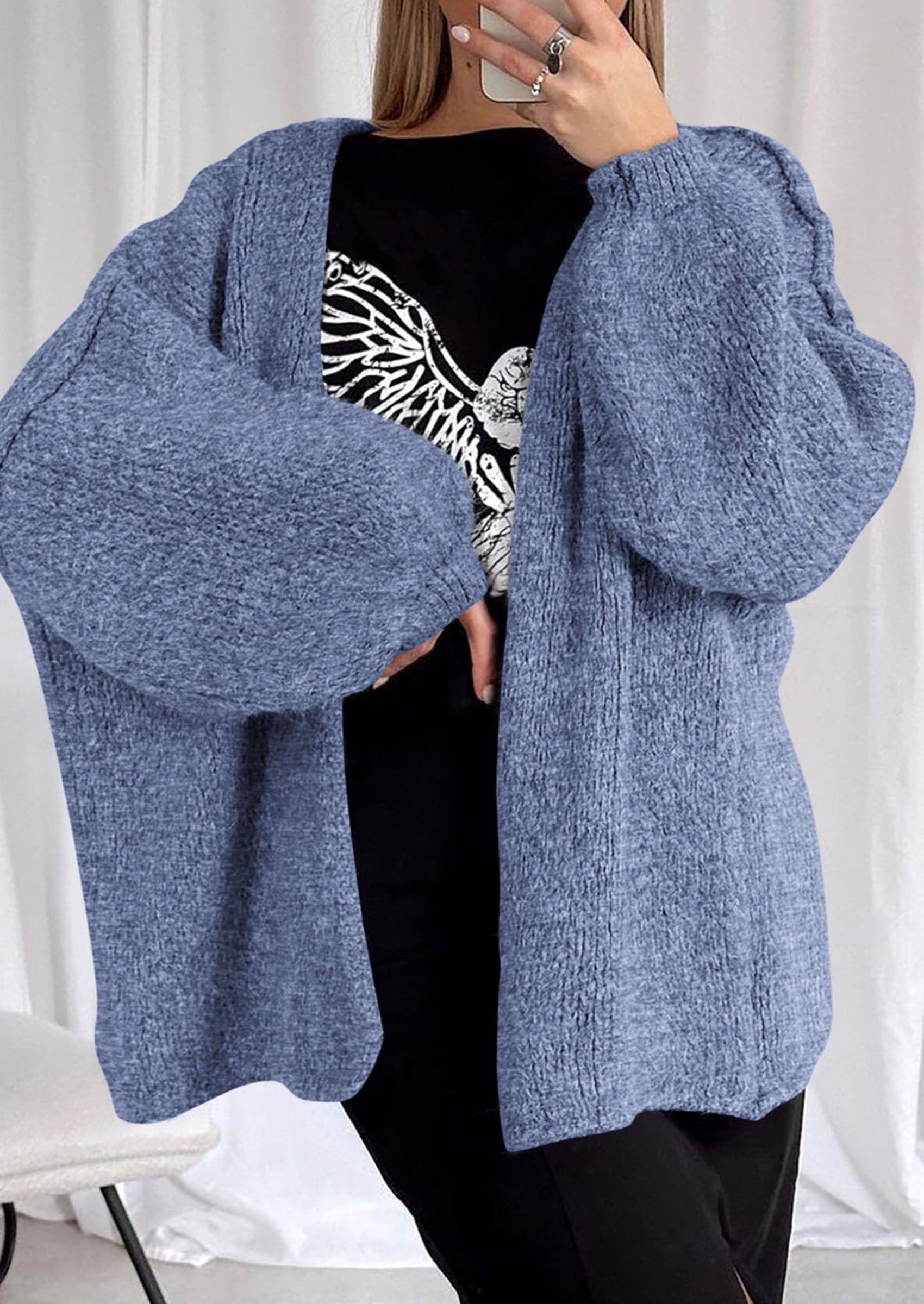 Aura Universe Women's Fall Cardigan Sweater