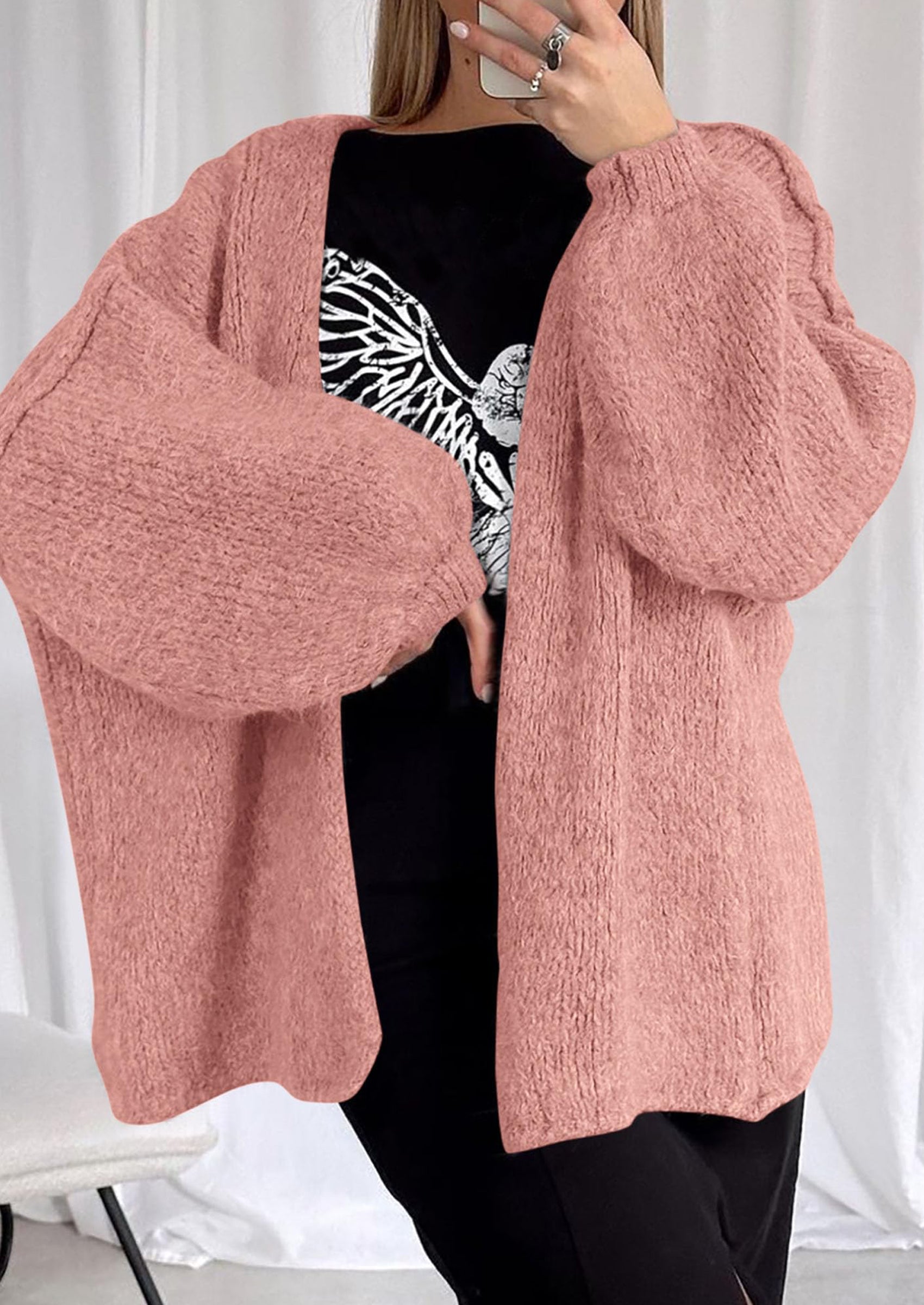 Aura Universe Women's Fall Cardigan Sweater