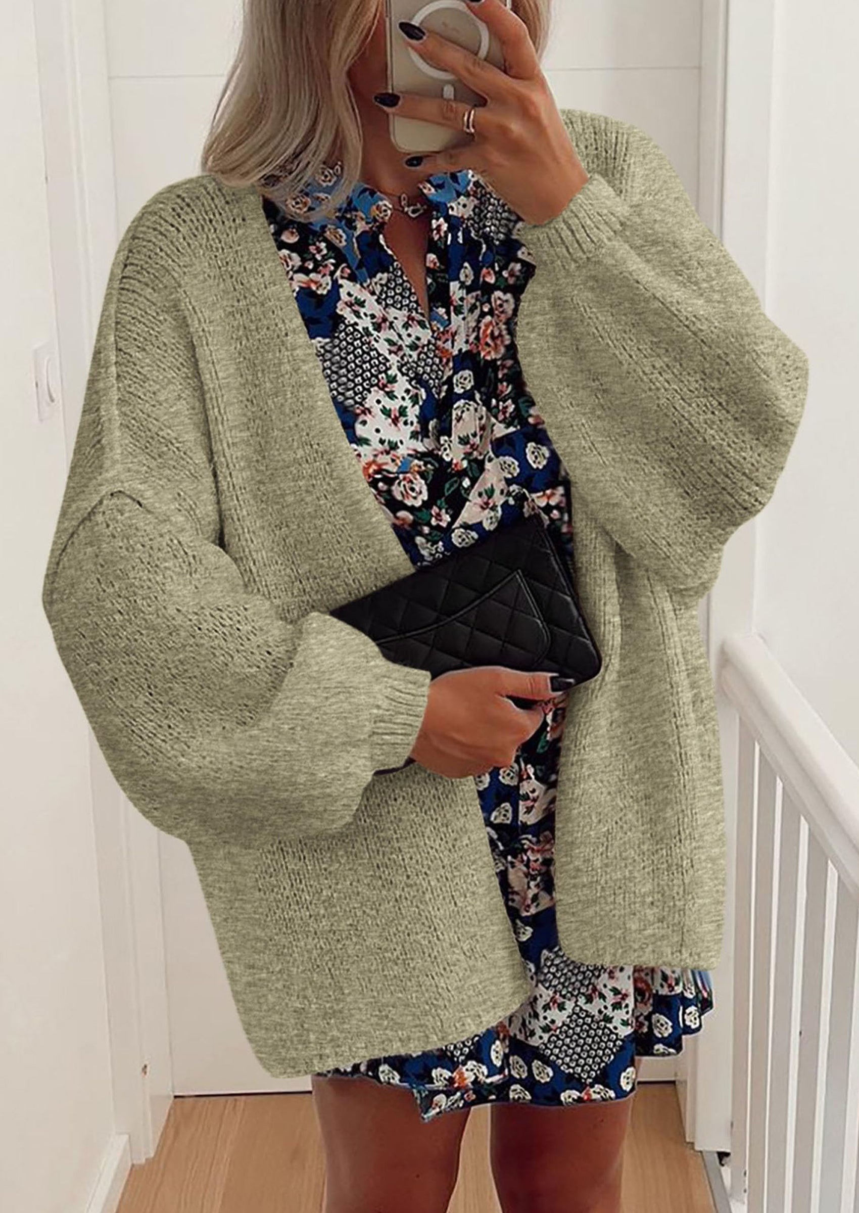Aura Universe Women's Fall Cardigan Sweater