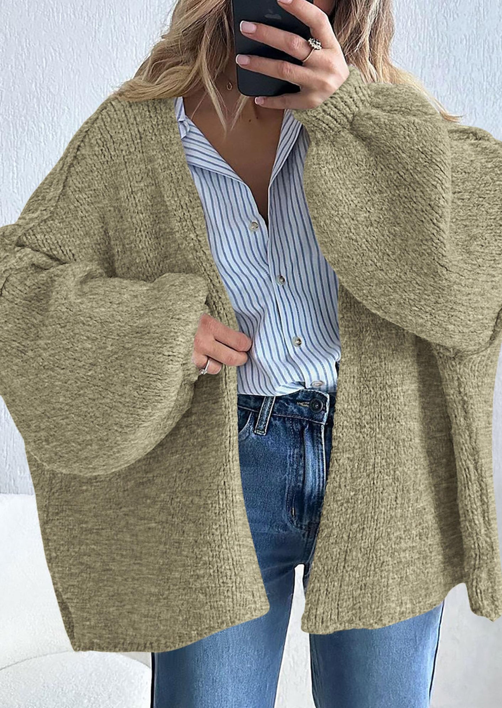 Aura Universe Women's Fall Cardigan Sweater