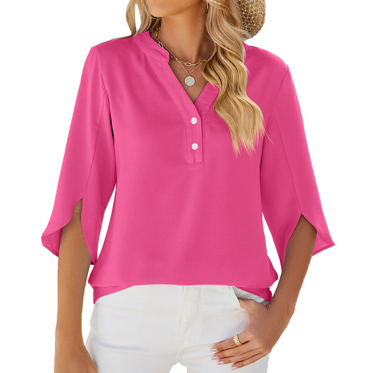 AURA Women's Casual Blouse