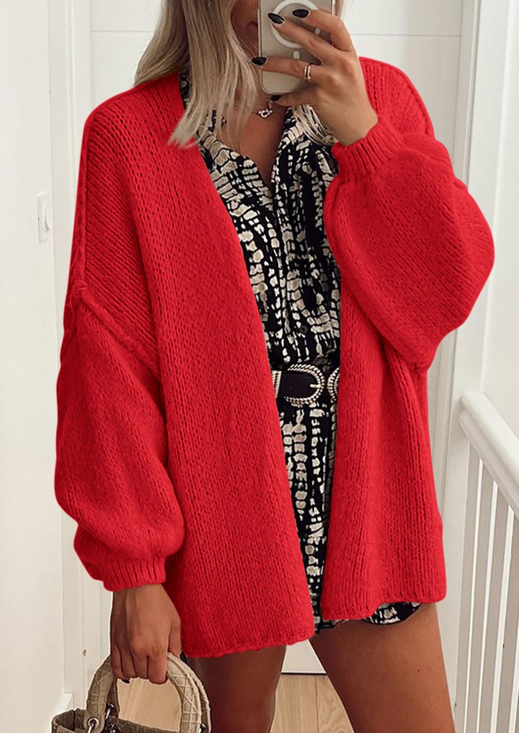 Aura Universe Women's Fall Cardigan Sweater
