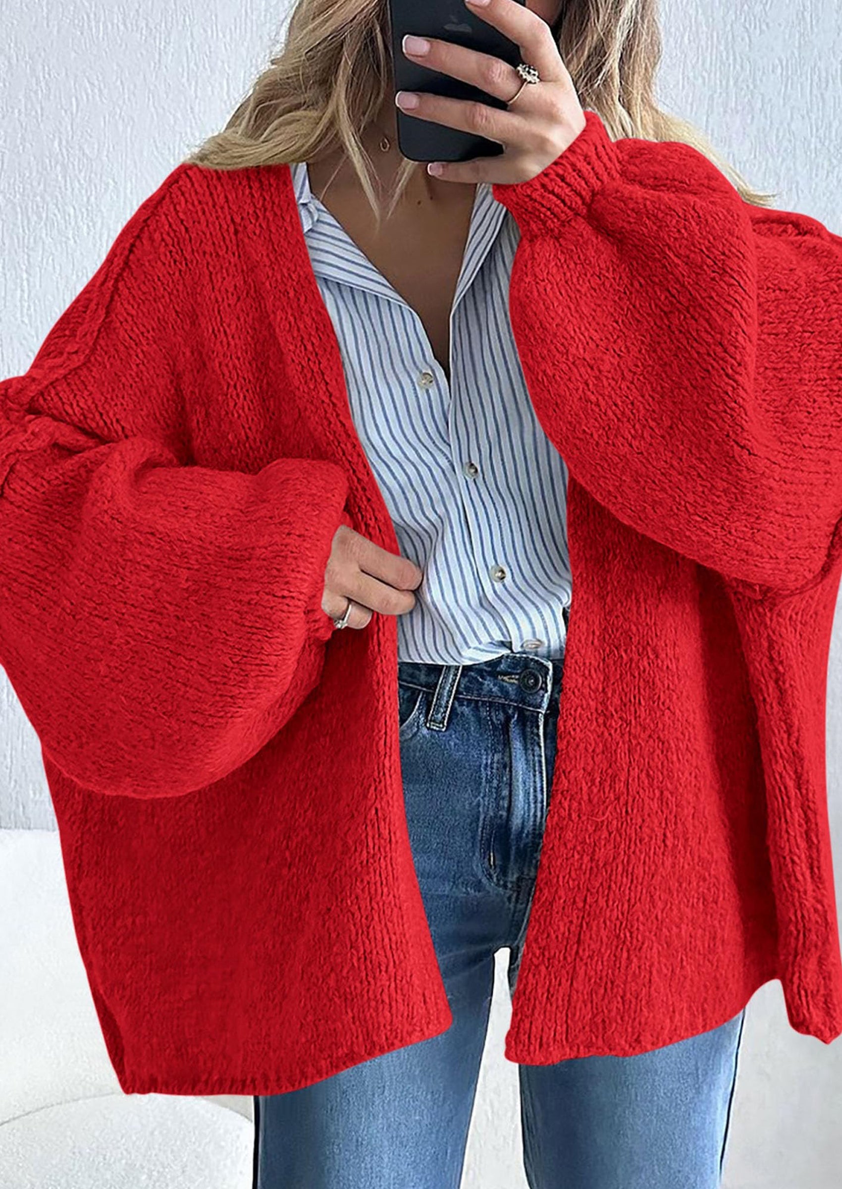 Aura Universe Women's Fall Cardigan Sweater