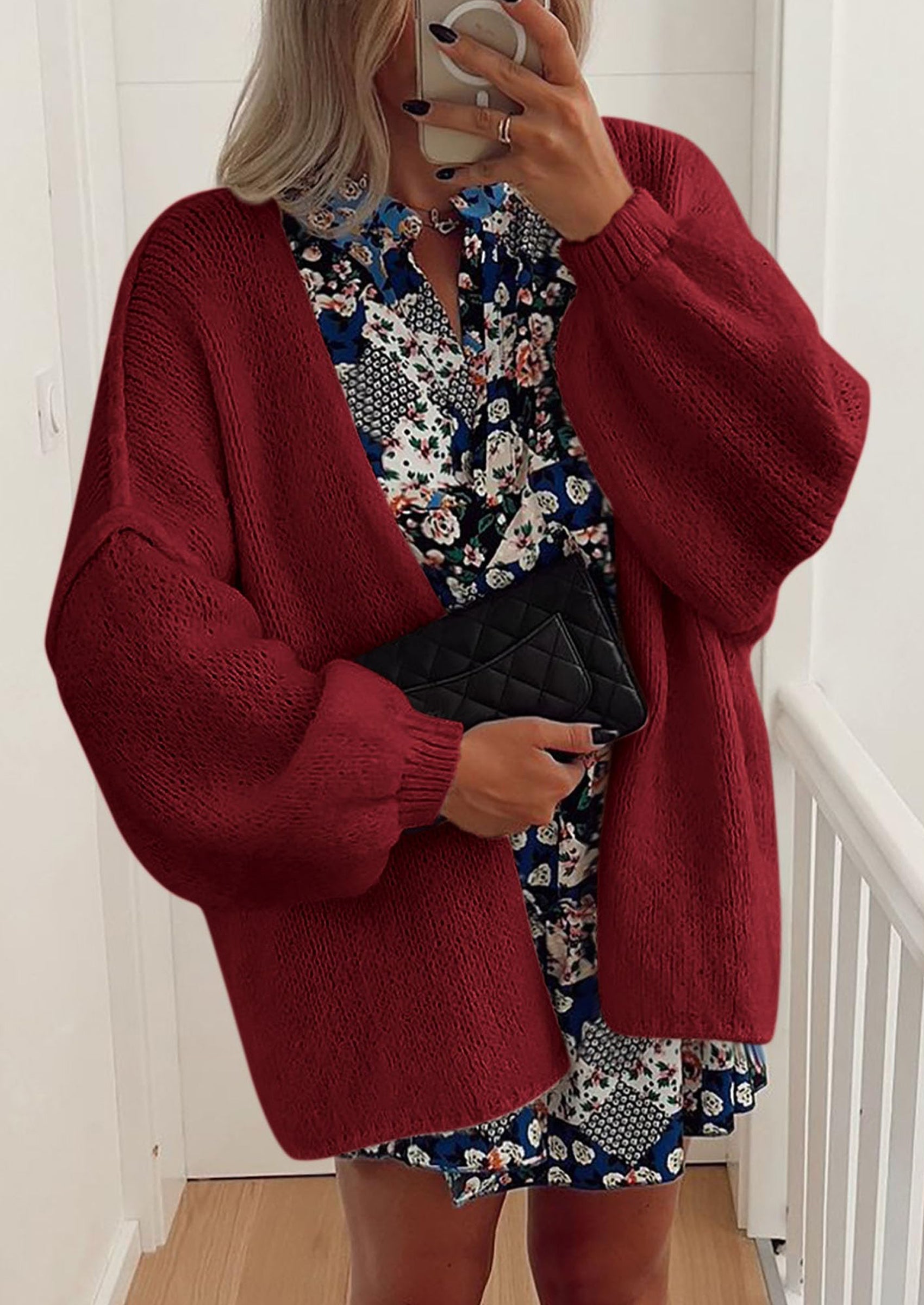 Aura Universe Women's Fall Cardigan Sweater