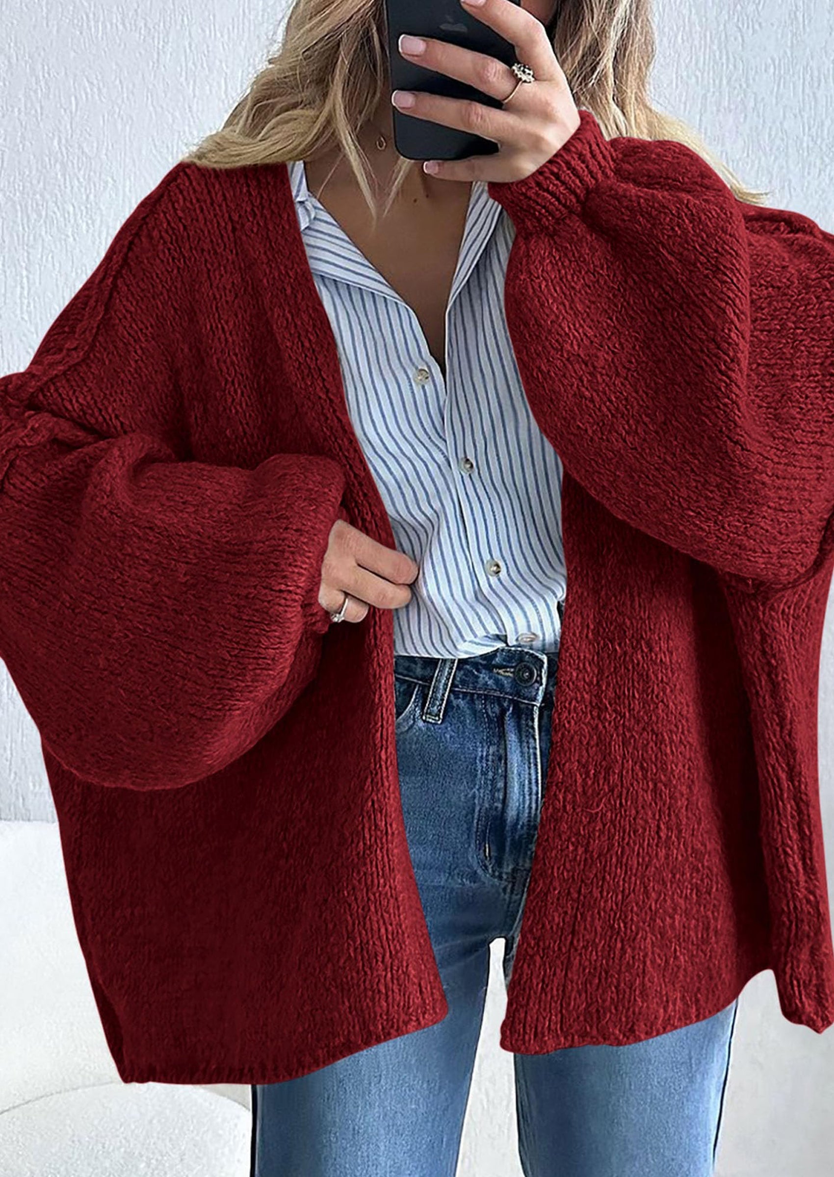 Aura Universe Women's Fall Cardigan Sweater