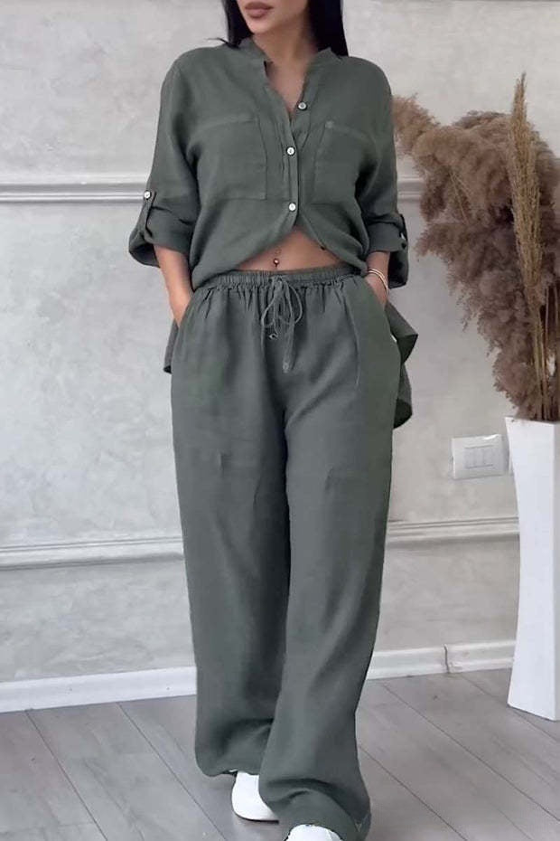 Comfy Chic Blouse & Pants Set