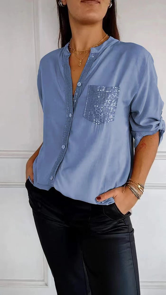 Sparkly Patchwork Top