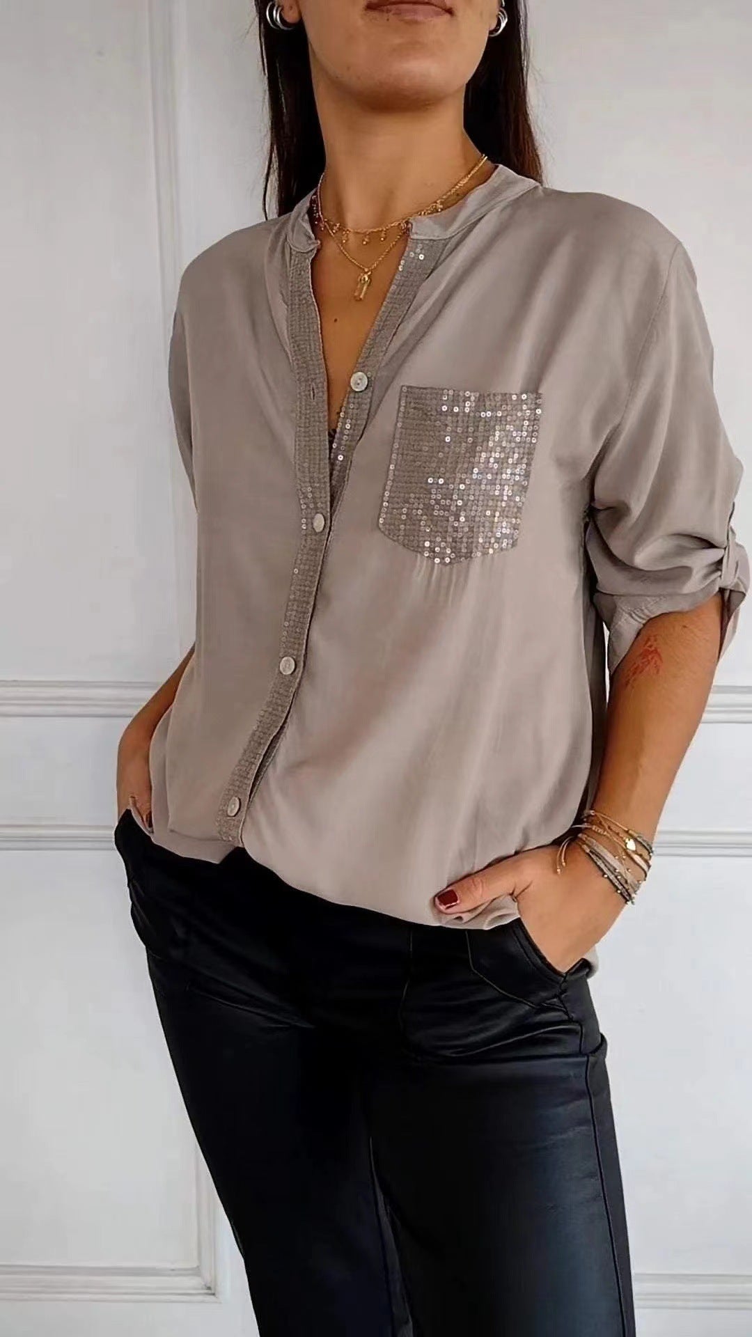 Sparkly Patchwork Top