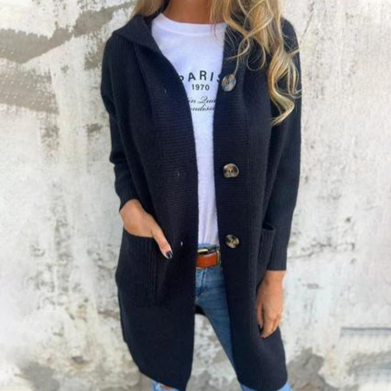 Snug Hooded Cardigan