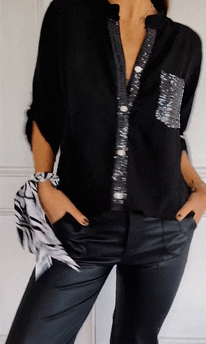 Sparkly Patchwork Top