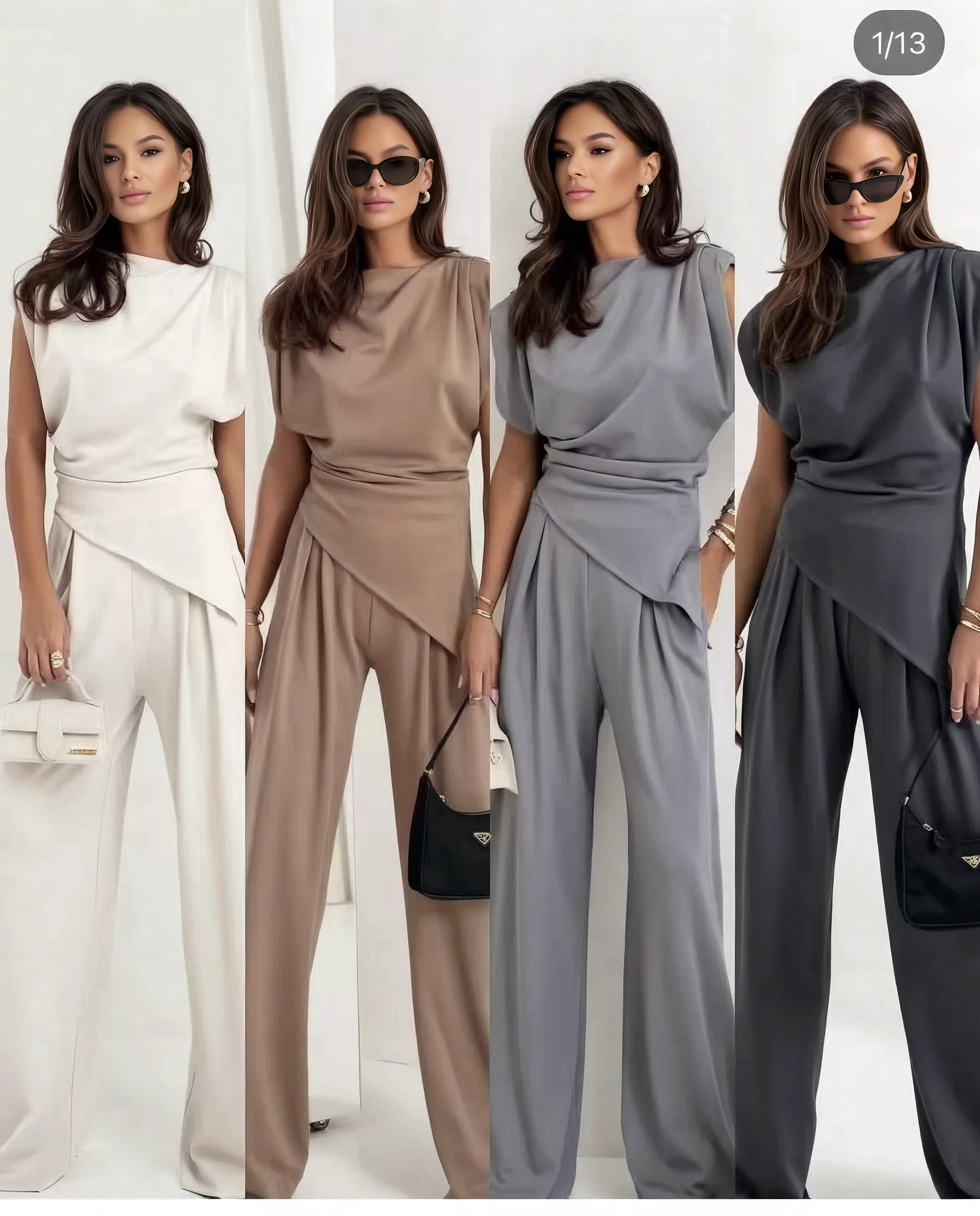 Chic Sleeveless Outfit Set