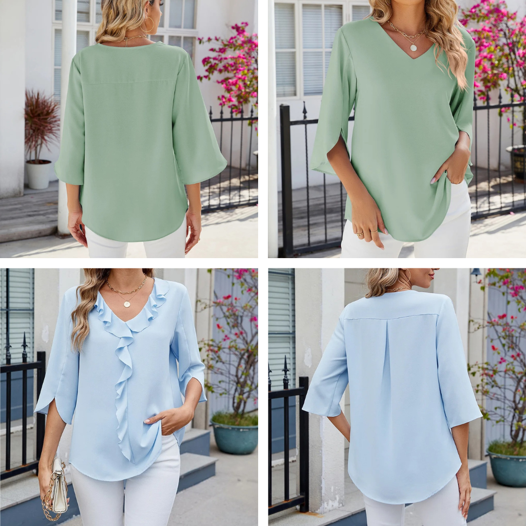AURA Women's Casual Blouse
