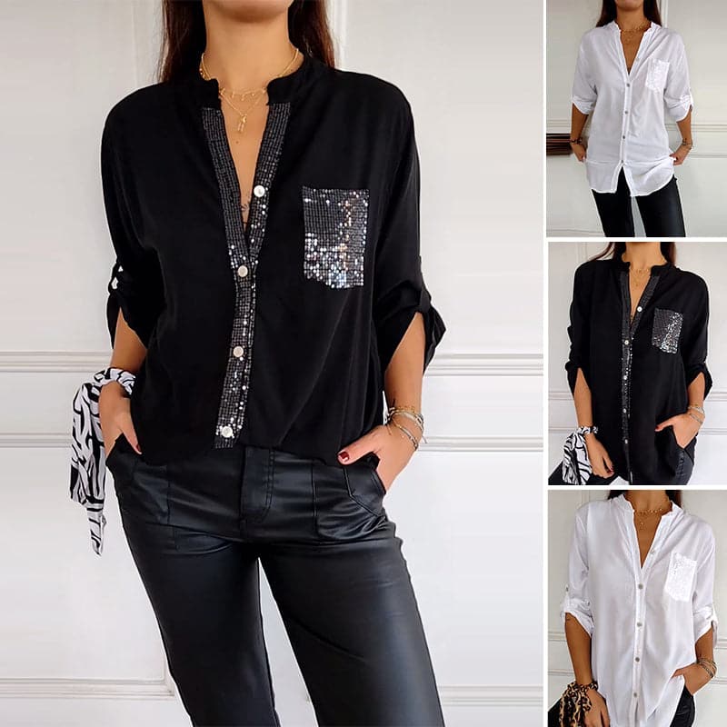 Sparkly Patchwork Top