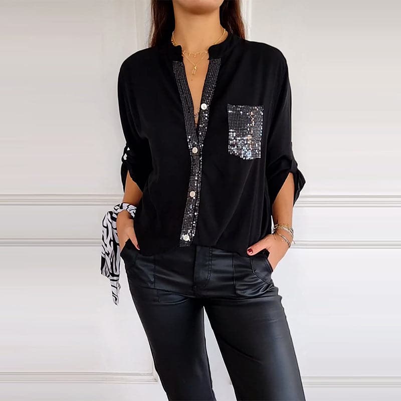 Sparkly Patchwork Top